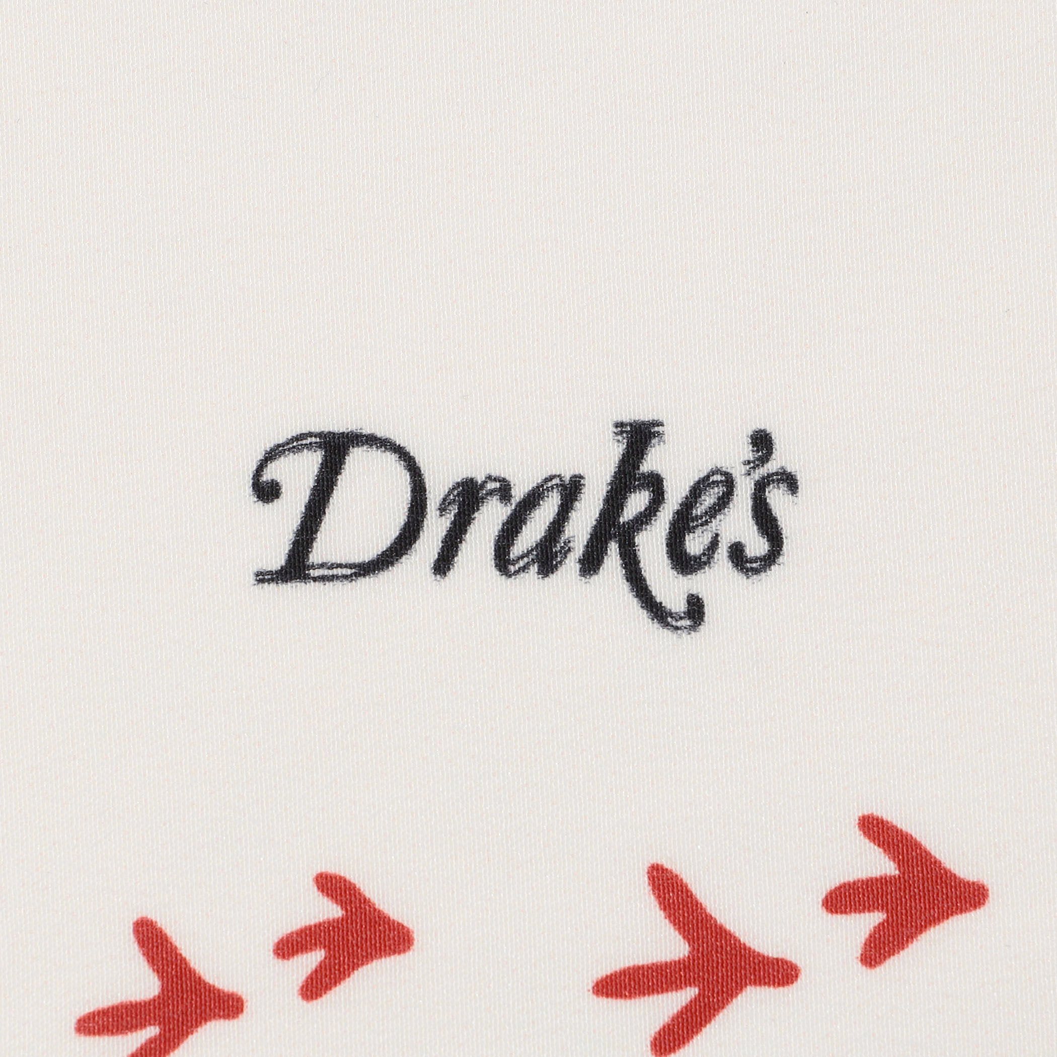 Drake's OYSTER CATCHER PRINT BANDANA シルクプリントスカーフ