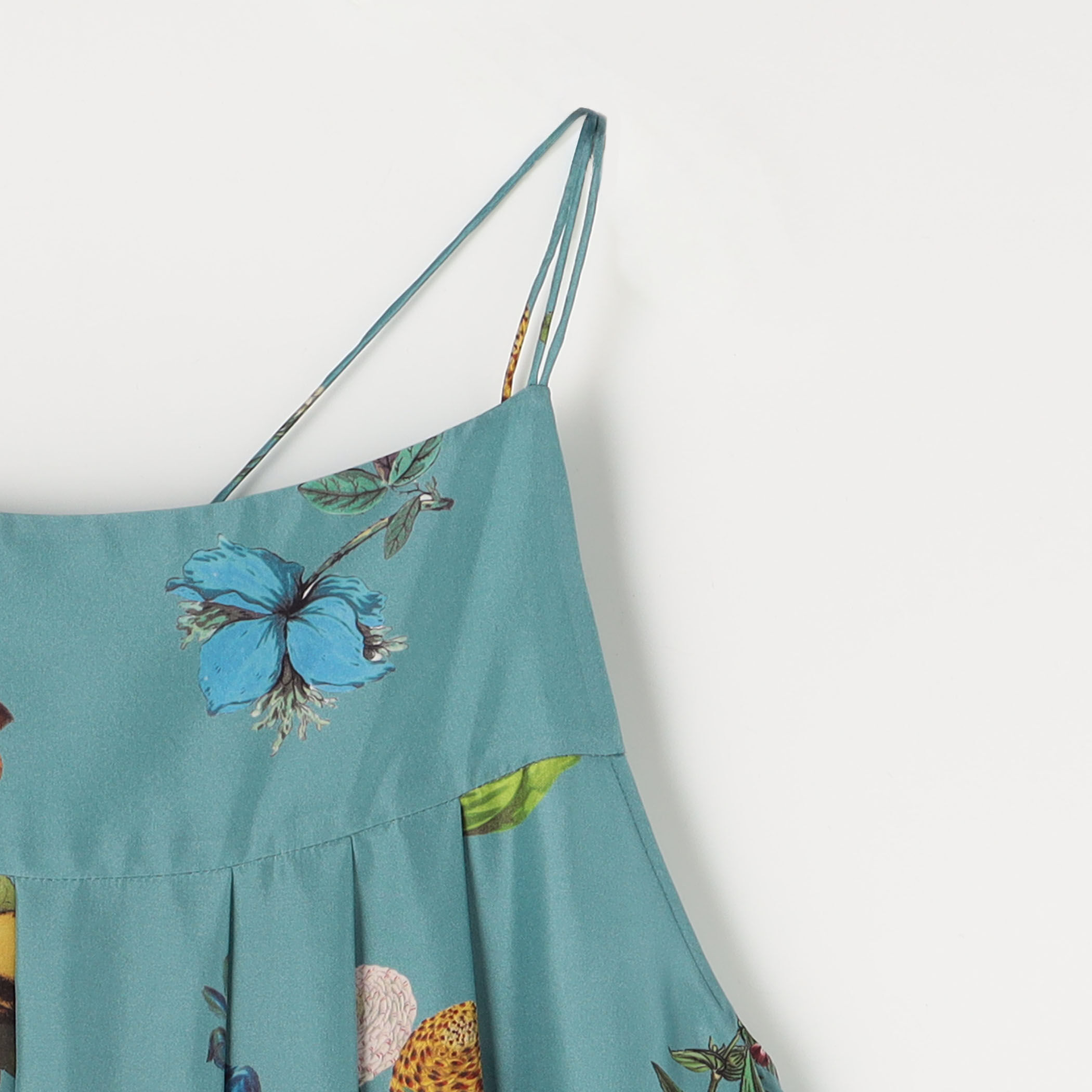 シルク BOUQUETプリント キャミソールワンピース｜トゥモローランド