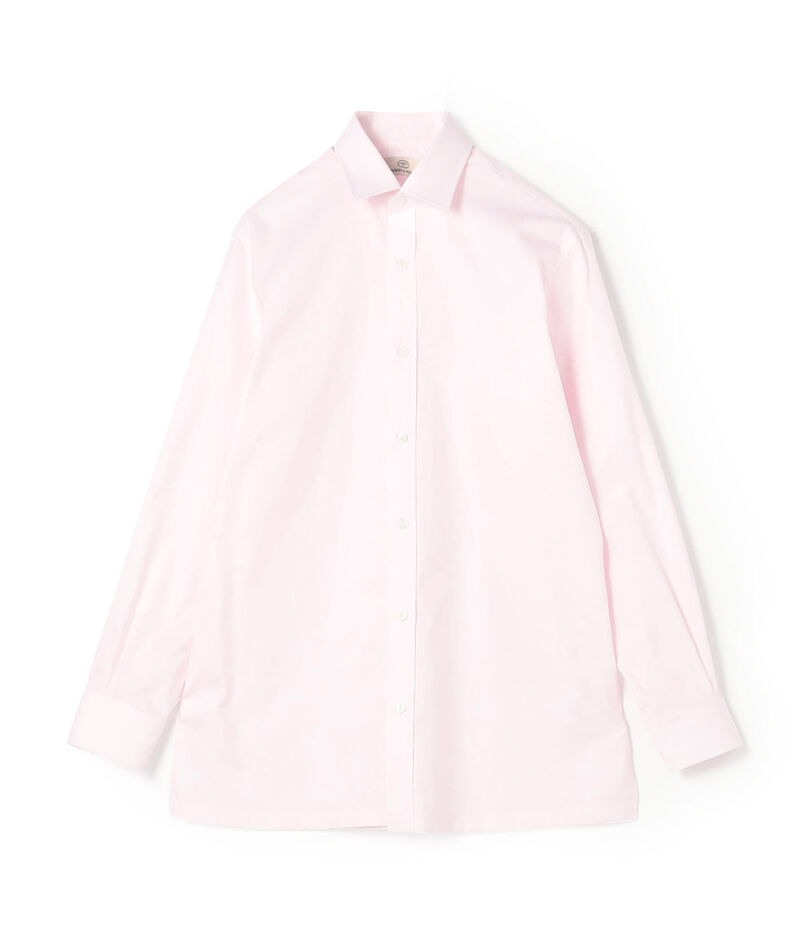 140/2コットンツイル ショートポインテッドレギュラーカラーシャツ