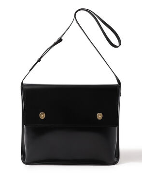 PIENI M EXTRA PVC×ピッグレザー ショルダーバッグ