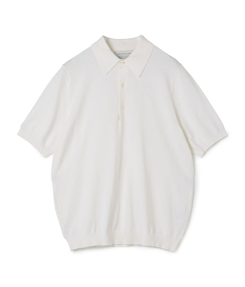 TOMORROWLAND tricot シルクコットン ニットポロシャツ SESIA