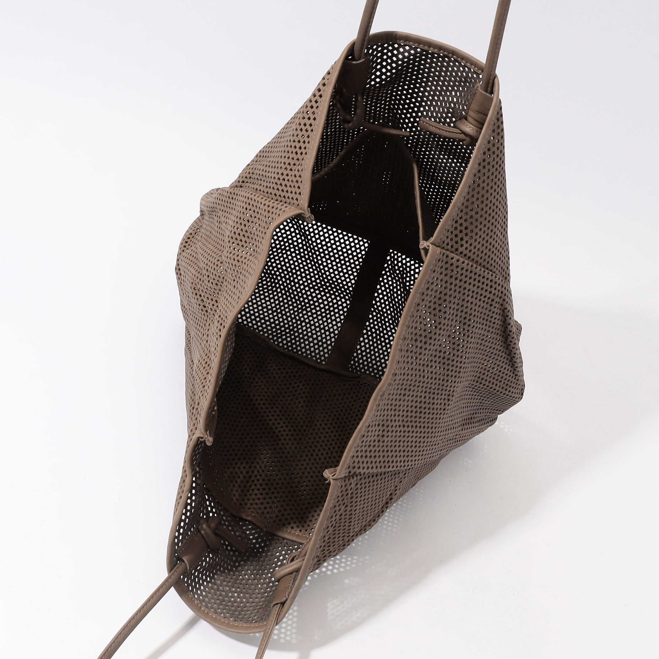 セール】 AMIACALVA WASHED LEATHER MESH TOTET M トートバッグ