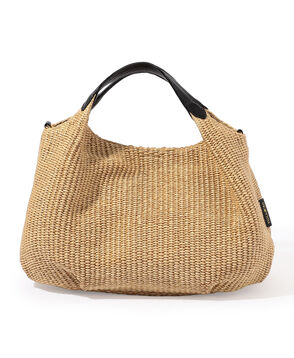 VIOLAd'ORO アバカ製 2WAY ハンドバッグ