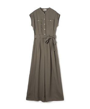 セルロースツイル スタンドカラーオールインワン