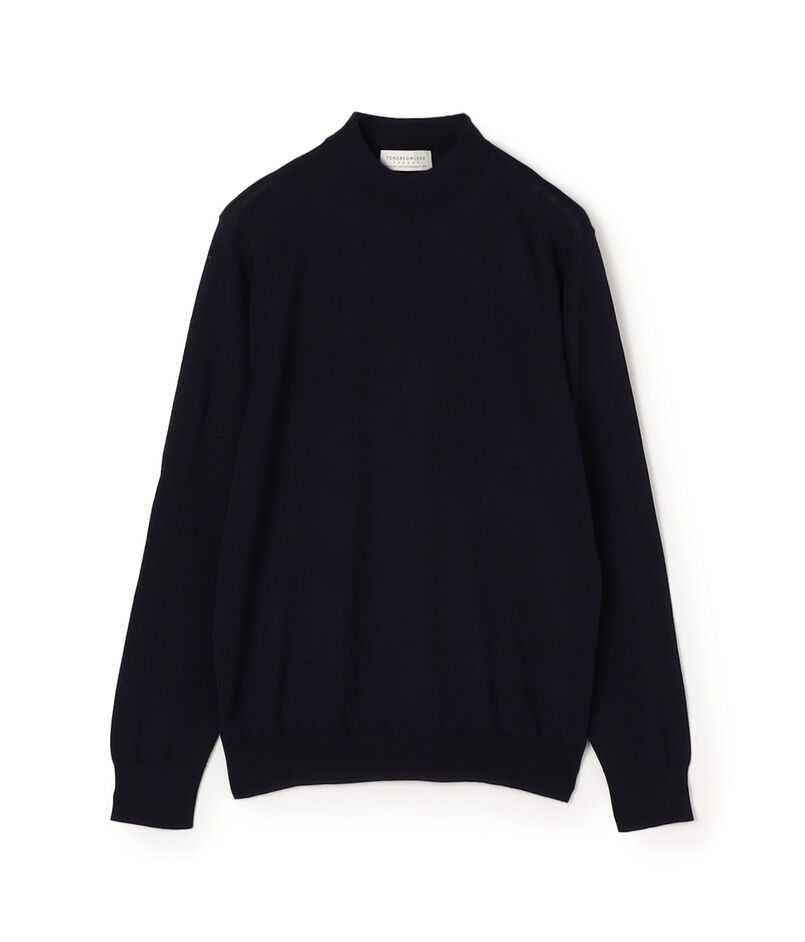 TOMORROWLAND tricot スーパーファインメリノウール モックネックニット S-WOOL