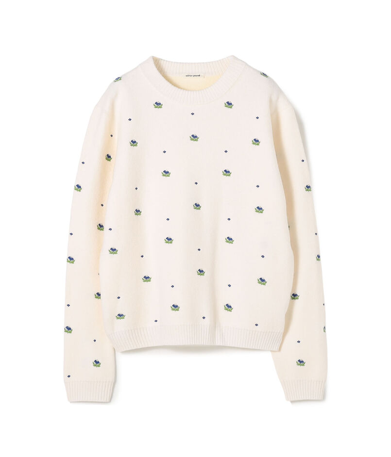 edition pourell フルールニット プルオーバー
