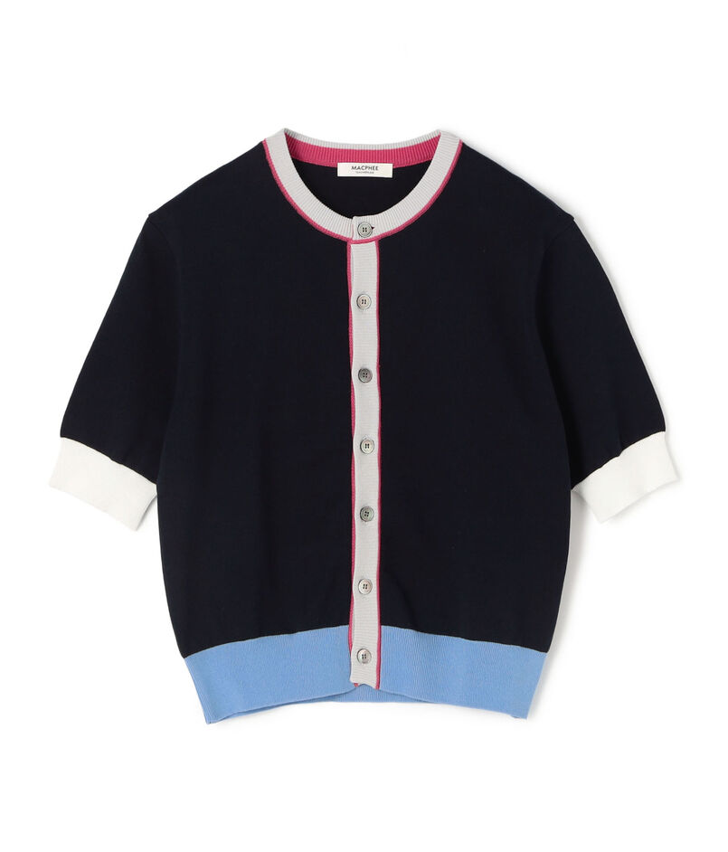 ドライコットン ハーススリーブカーディガン