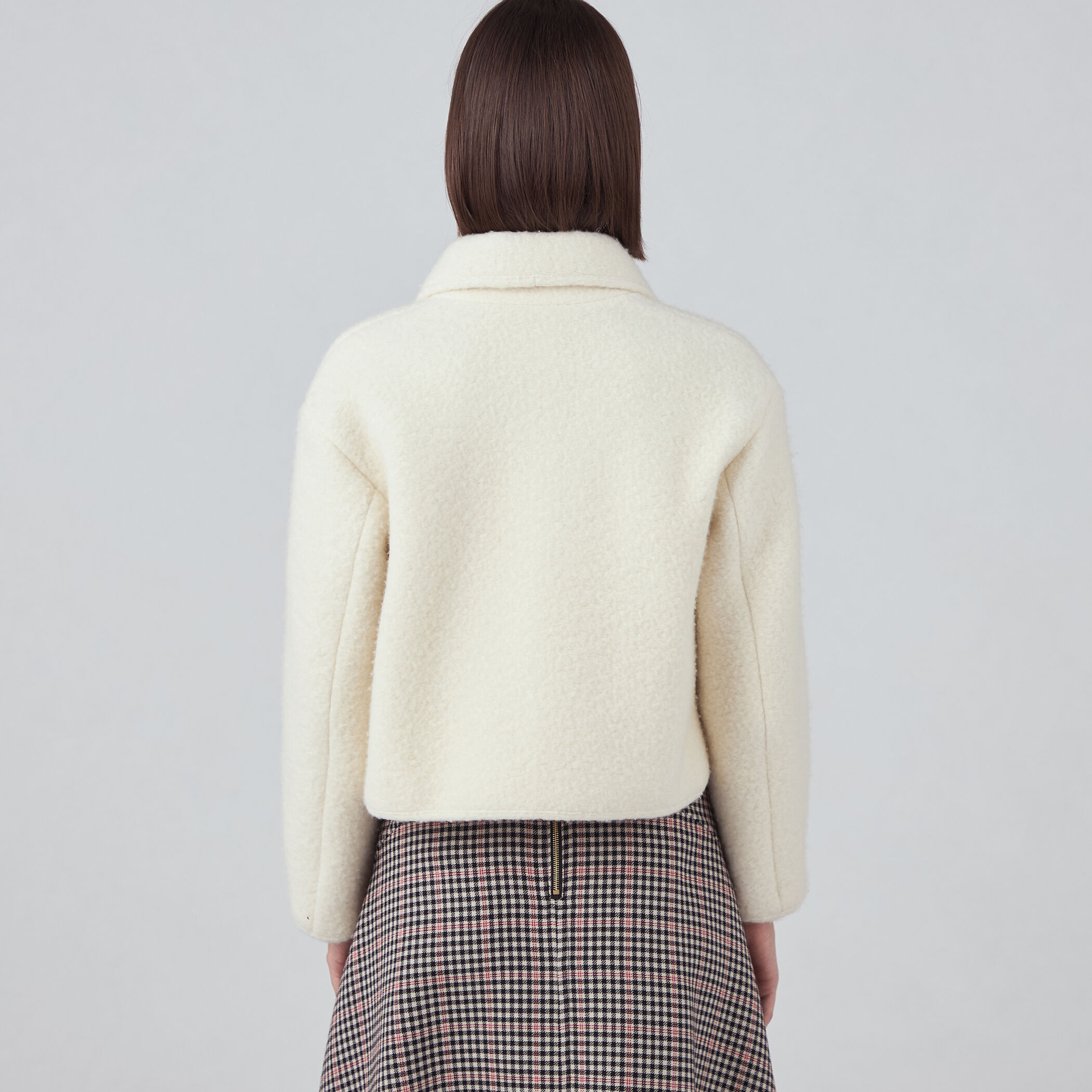 シープニット ショールカラージャケット｜トゥモローランド 公式通販