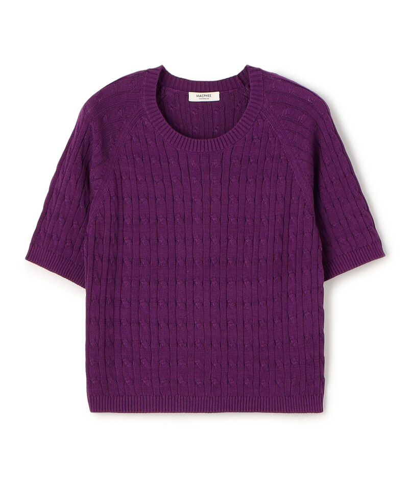 ギザケーブル ハーフスリーブプルオーバー