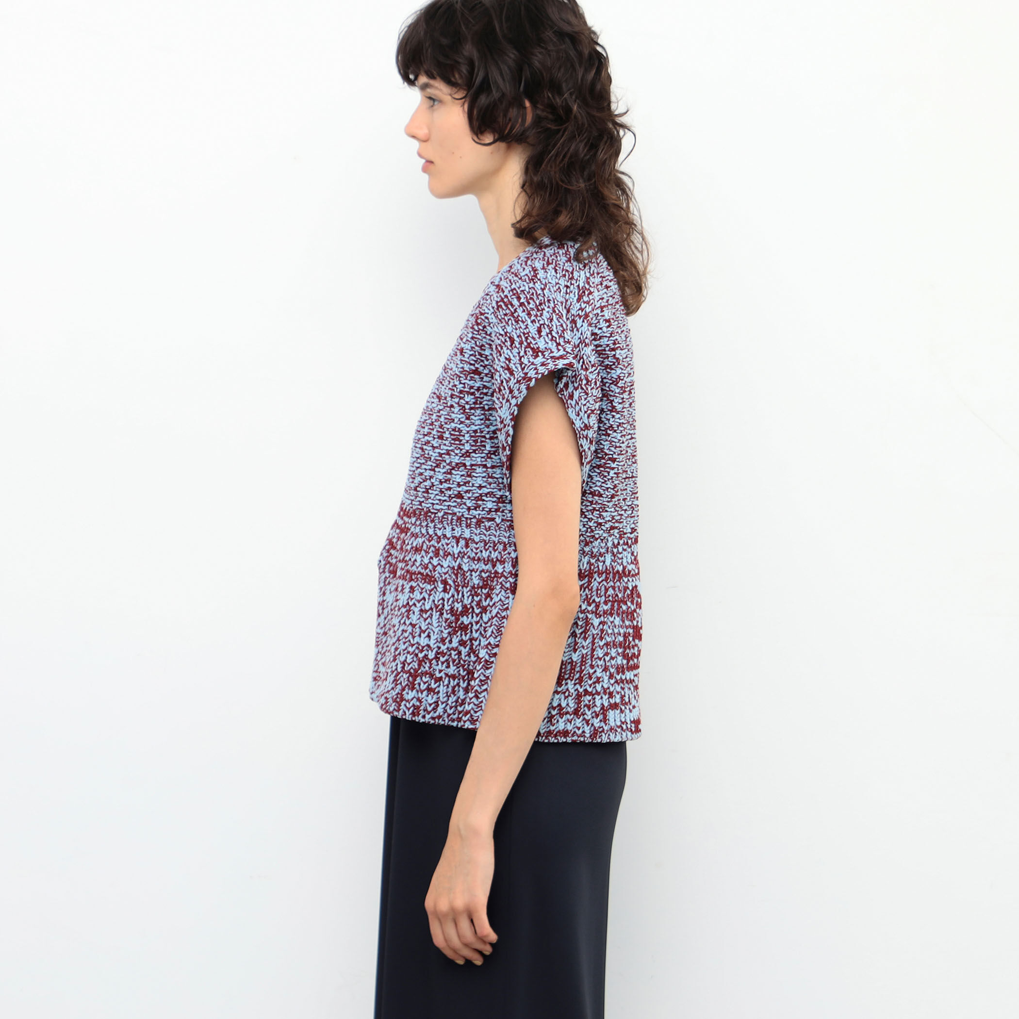 BACCA バッカ エコリリーVネックニットベスト