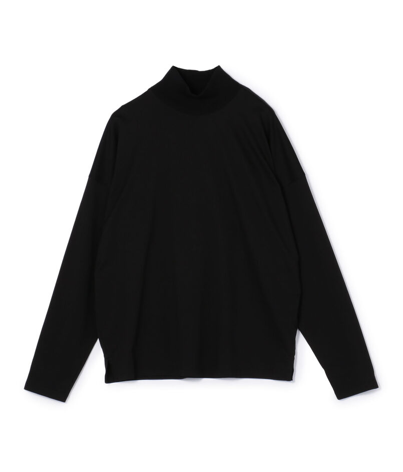 CABaN コットン モックネックロングスリーブプルオーバー