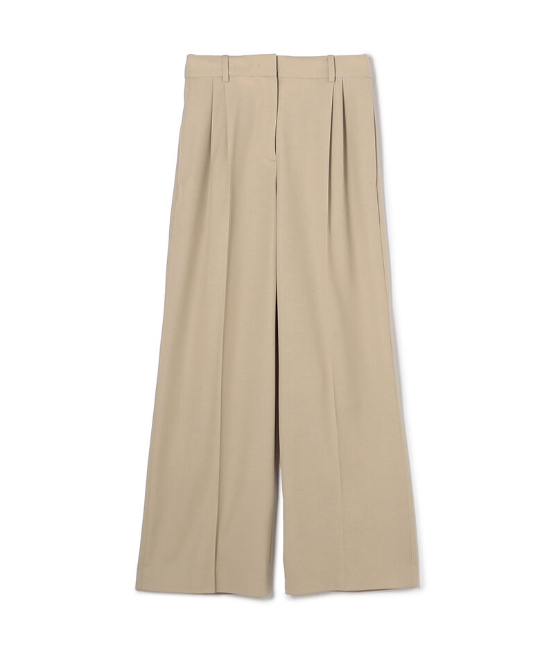 ハイツイストギャバジン 2タックワイドパンツ