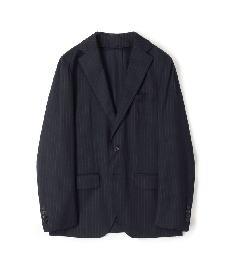ストレッチサキソニー シングルブレステッド2Bジャケット
