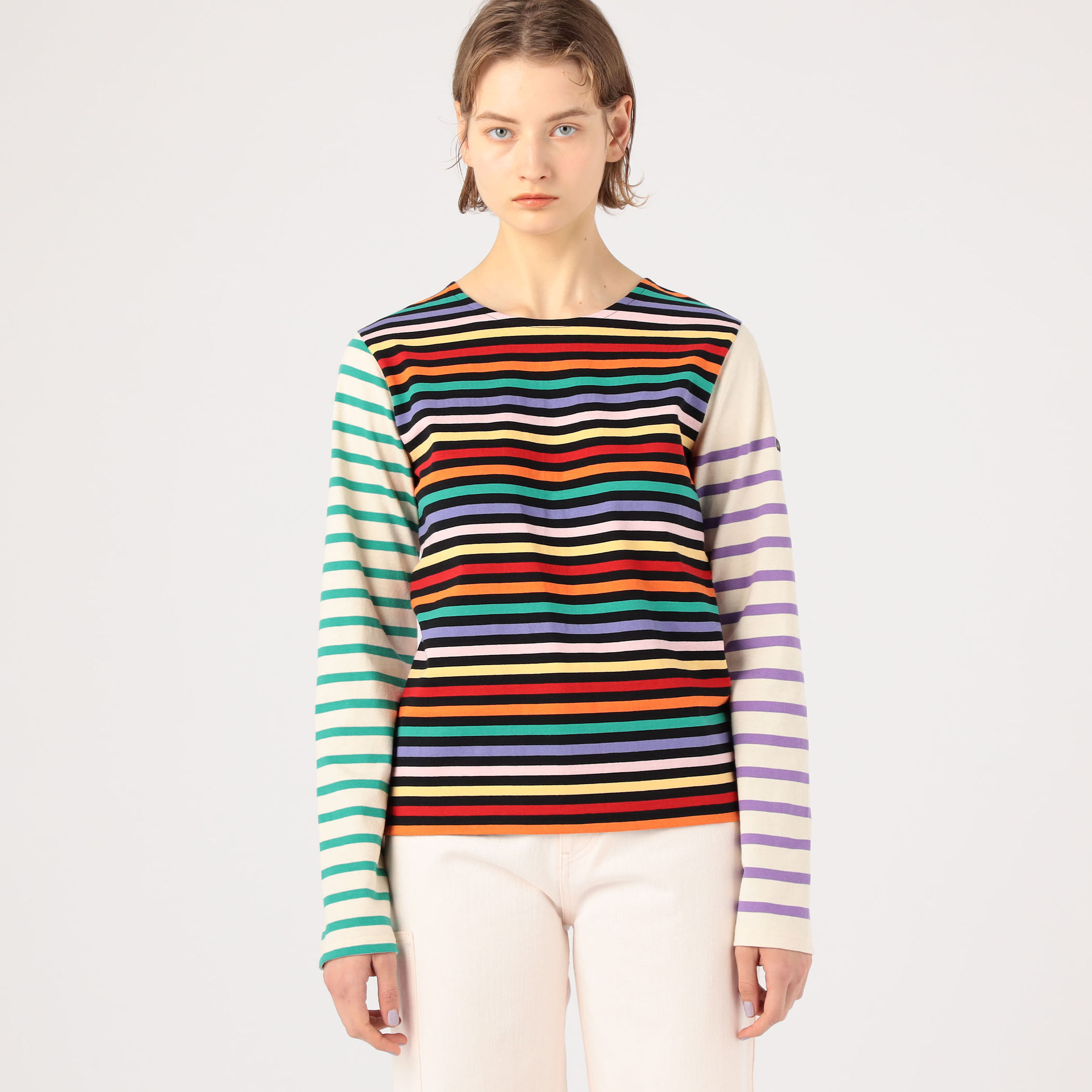 Le minor×TOMORROWLAND クレイジーパターンビッグバスクシャ