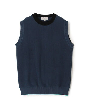 【別注】Raffa Molina コットン クルーネック ニットベスト