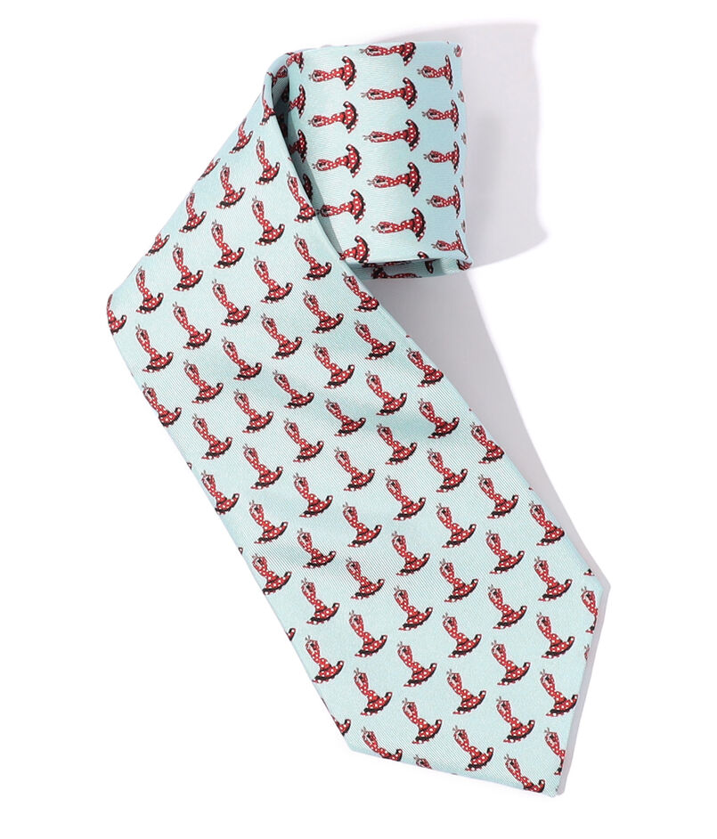 Kinloch シルク モチーフネクタイ