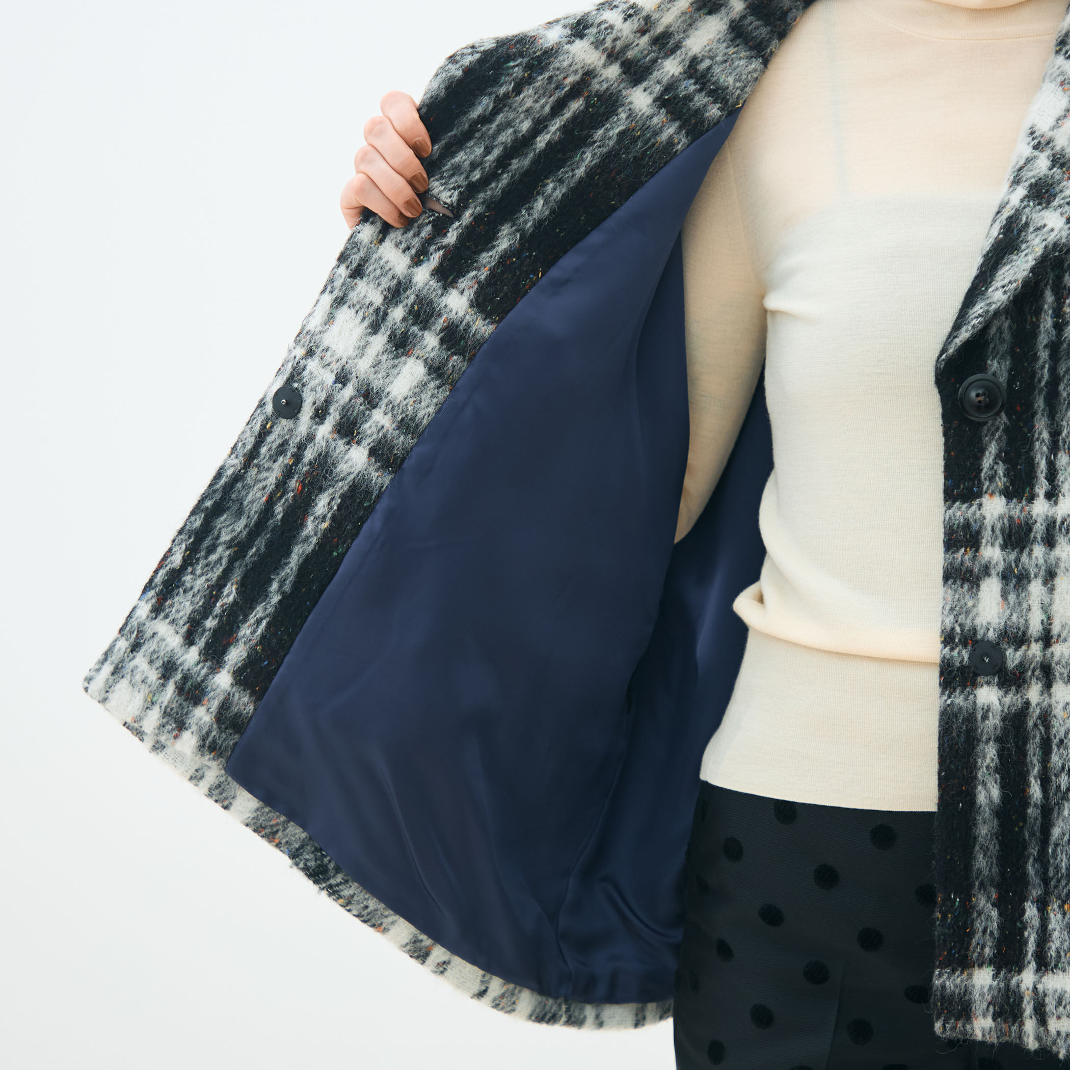 カラーネップチェック ジレクローク｜トゥモローランド 公式通販