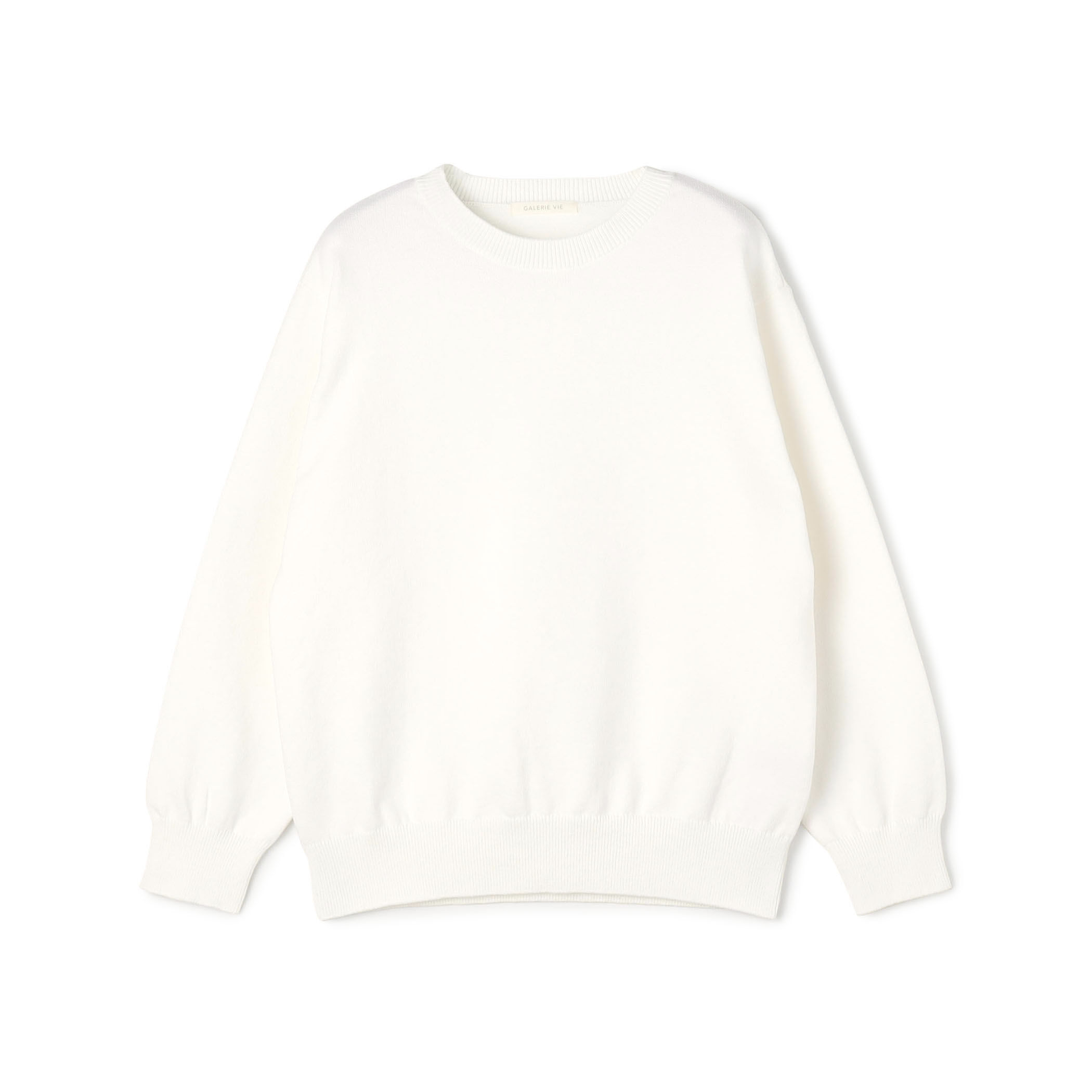 ウェーブコットン クルーネックプルオーバー｜トゥモローランド 公式通販