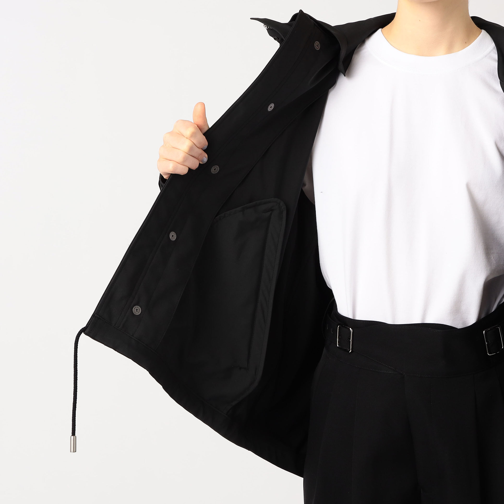 THE RERACS モッズコート 黒 THE RERACS ザリラクス レディース モッズコート サイズ：38(M位