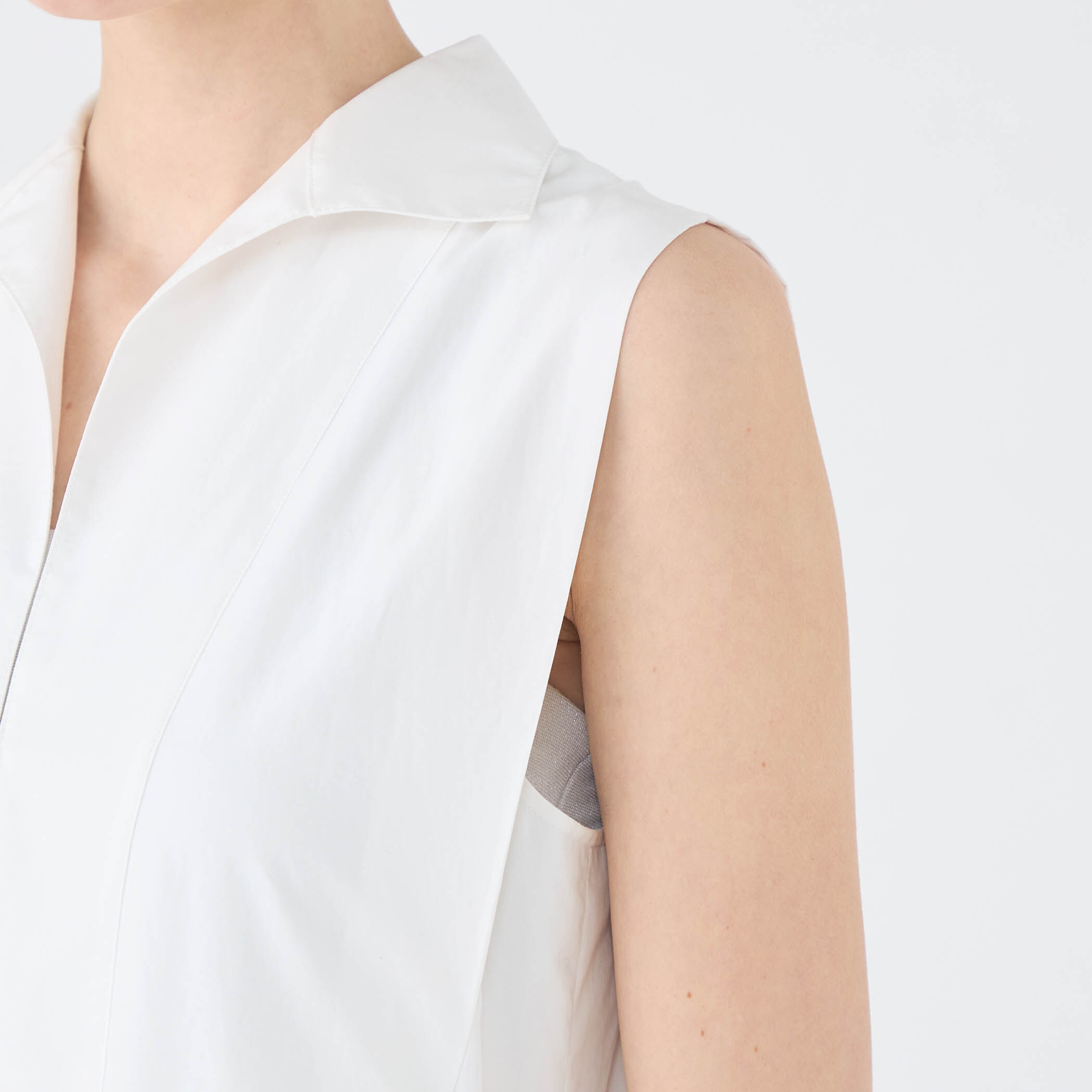 【極美品】トゥモローランド　Ballsey コットンジャージワンピース セール】 シルクジャージーミドルワンピース （ミニ丈・ひざ丈