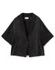 【WEB先行予約】ソフトサテン ハーフスリーブジャケット