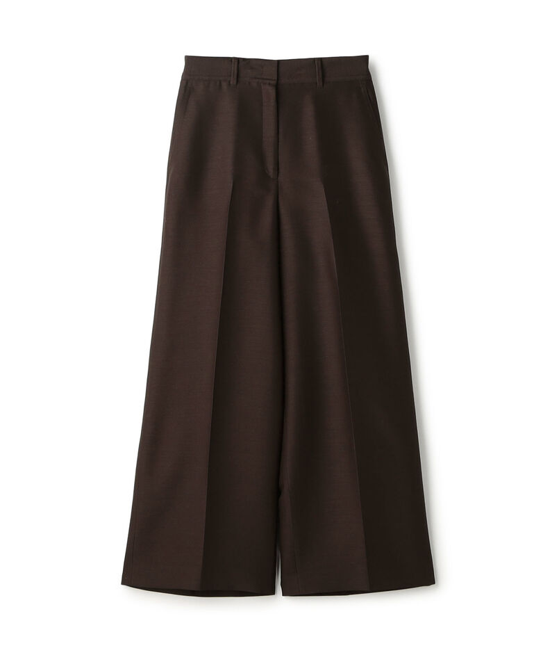 Diana タックレスワイドパンツ