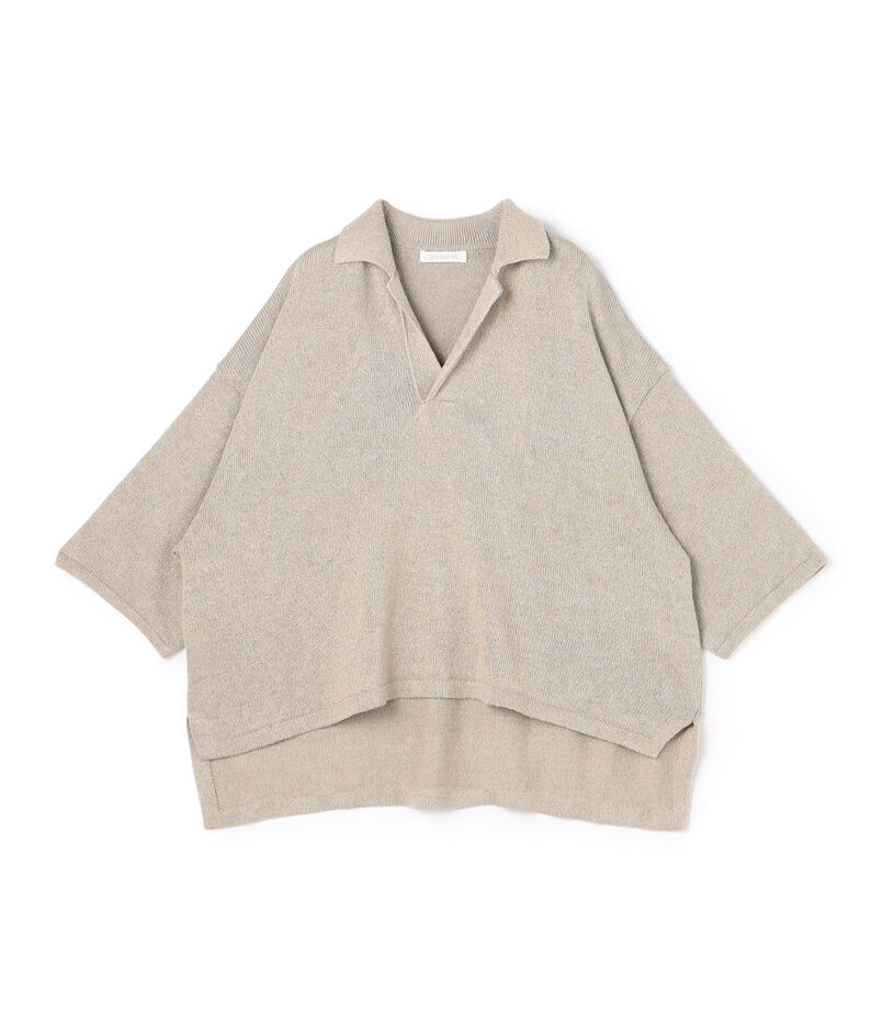 ■リネンリリヤーン スキッパープルオーバー