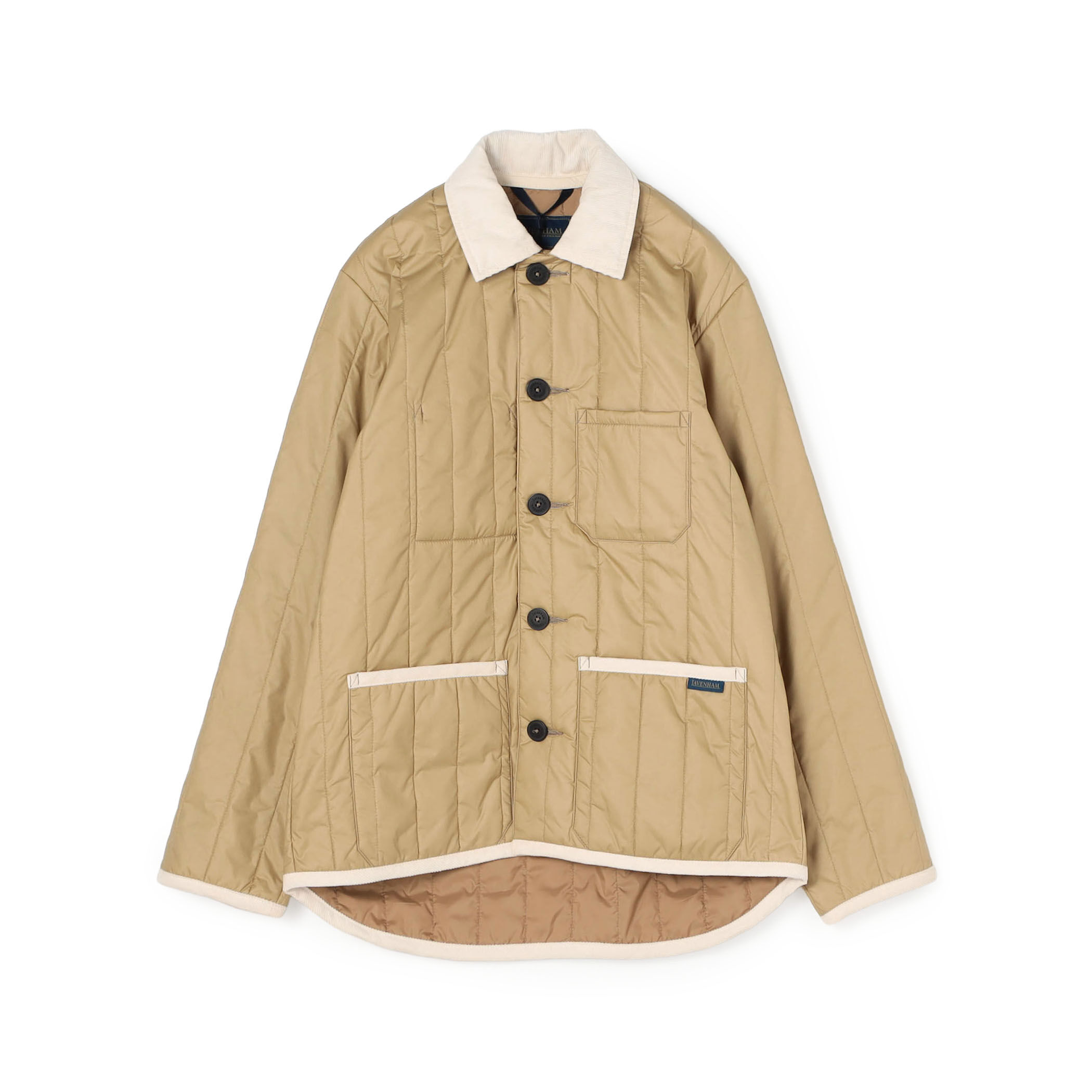 LAVENHAM STUDIO JACKET ピグメントダイ バーティカルキルティング