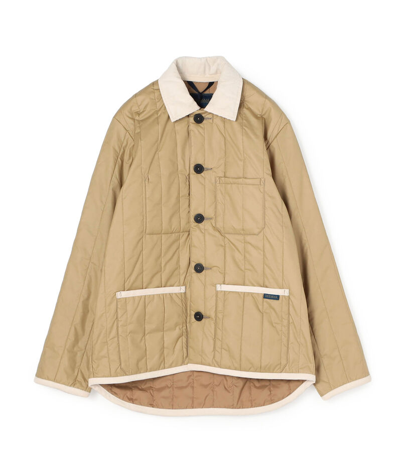 LAVENHAM STUDIO JACKET ピグメントダイ バーティカルキルティングジャケット