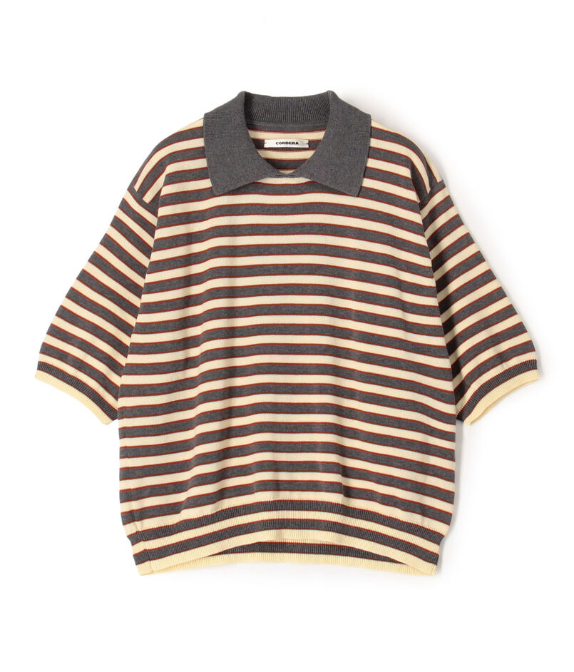 CORDERA オーガニックコットン ポロカラープルオーバー