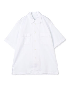 140/2コットンピケ ショートスリーブ ワンナップカラーシャツ