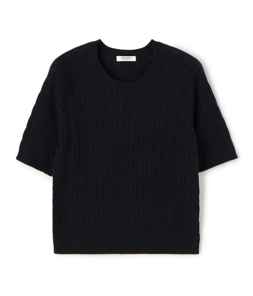 ギザケーブル ハーフスリーブプルオーバー