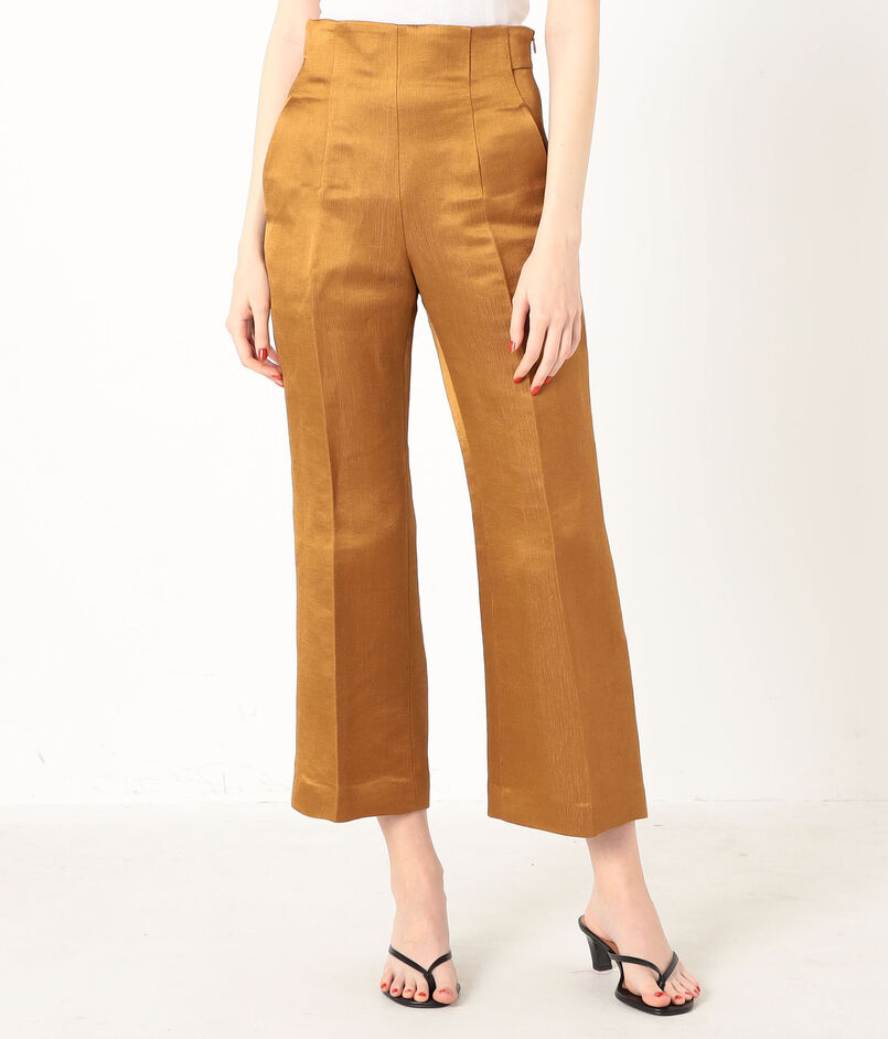 Mame Kurogouchi Linen Silk High Waist リネンシルク ハイウエストパンツ