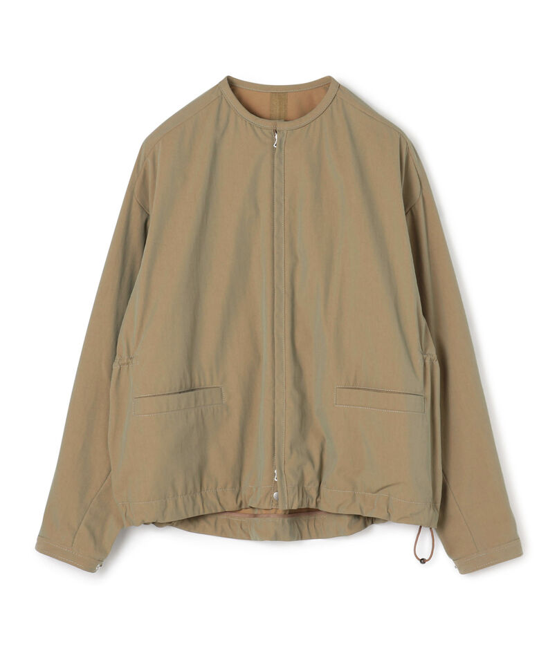 ■コットンナイロン ジップアップブルゾン