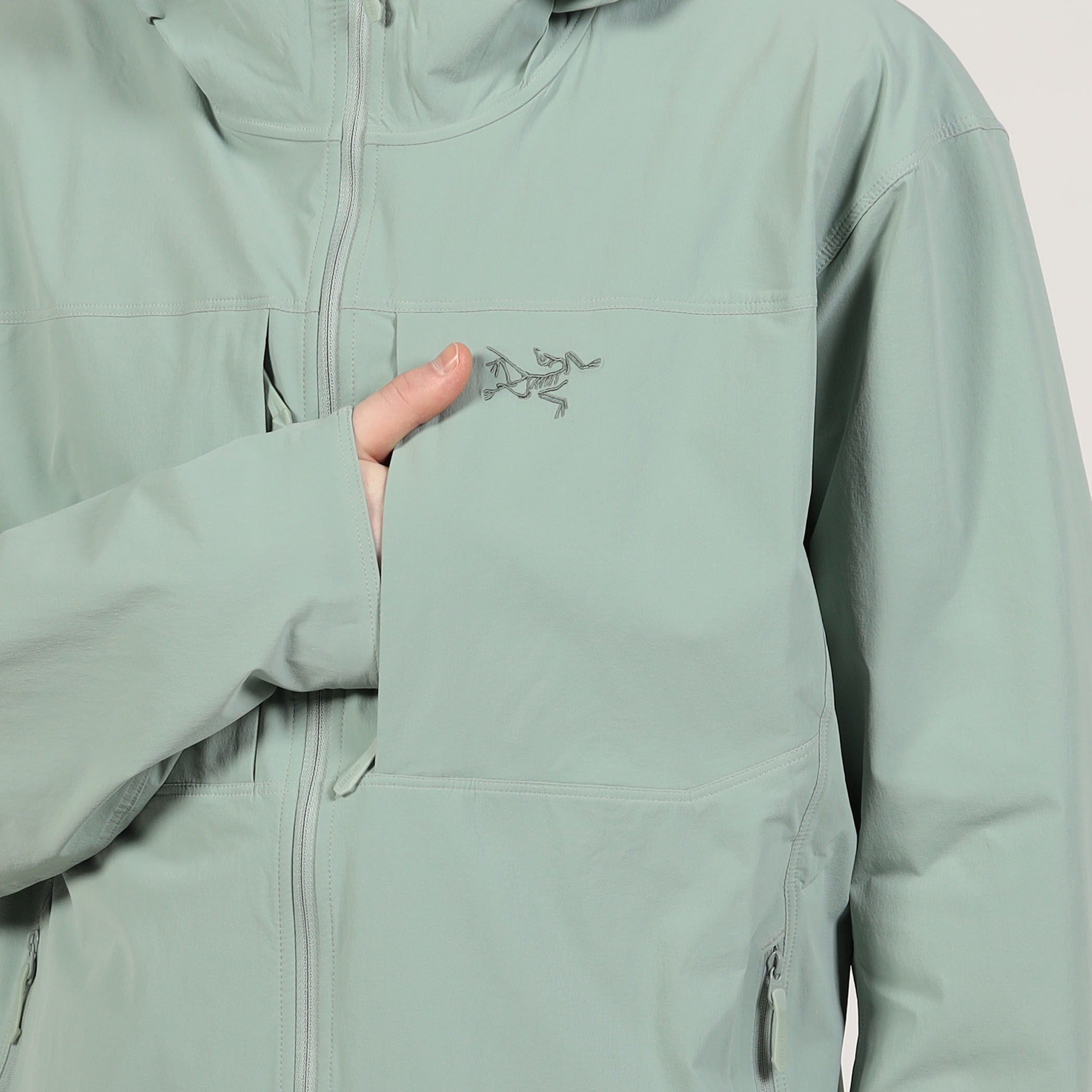 Arc'texry GAMMA LW HOODY ナイロンポリウレタン フーデッド