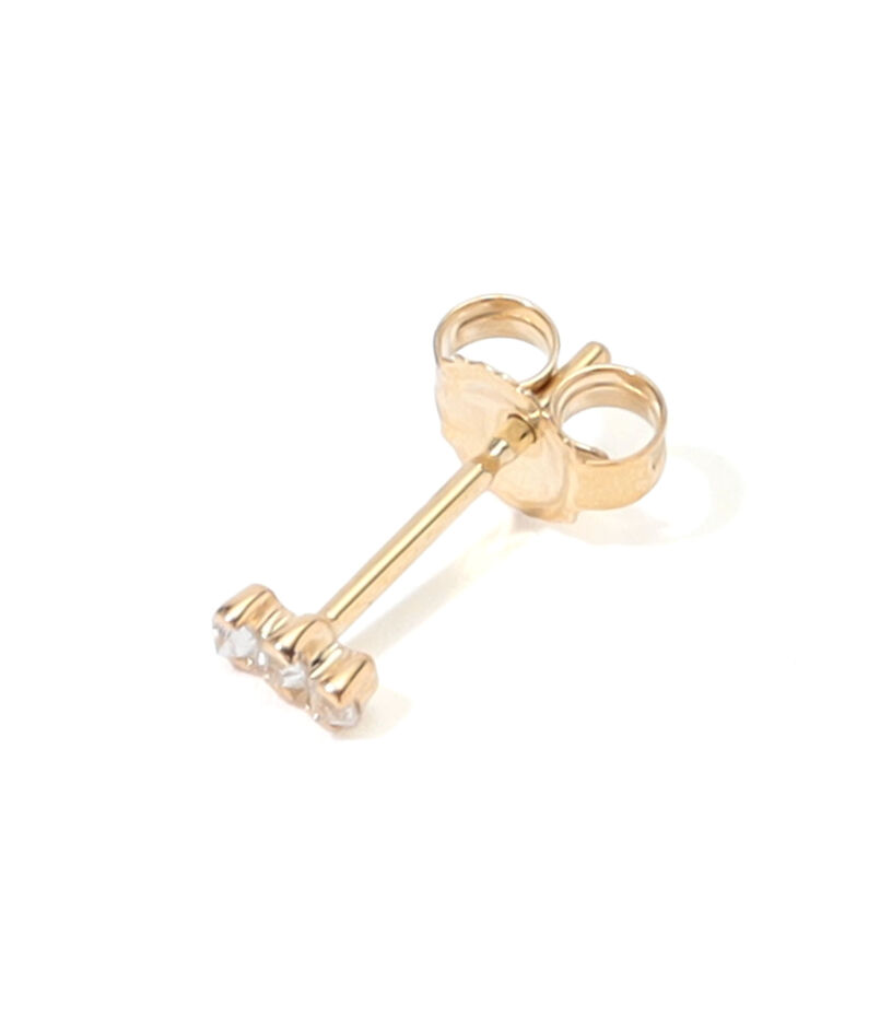 Metier Triple Reverse Set Studs 片耳ピアス