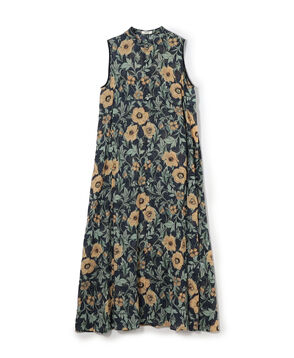 【WEB先行予約】ウォールペーパープリント ノースリーブワンピース