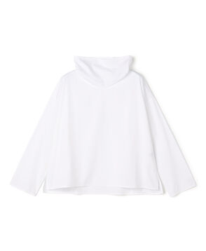 スムースドライコットン ハイネックブラウス