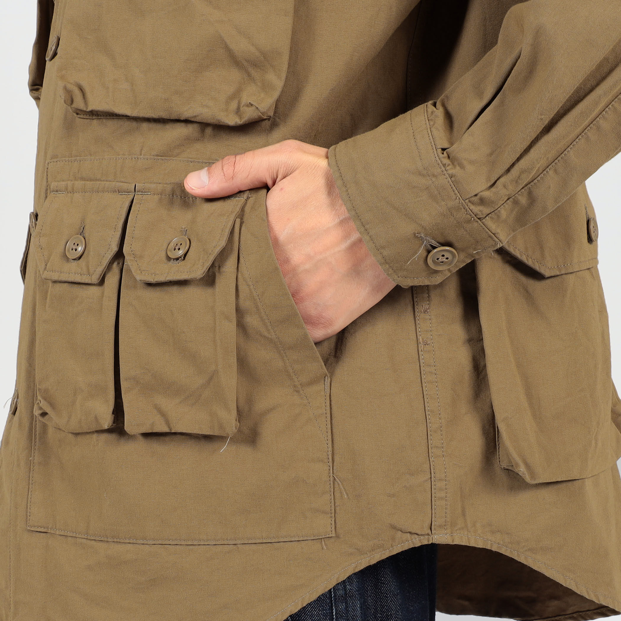 ENGINEERED GARMENTS Explorer Shirt JKT コットンシャツジャケット