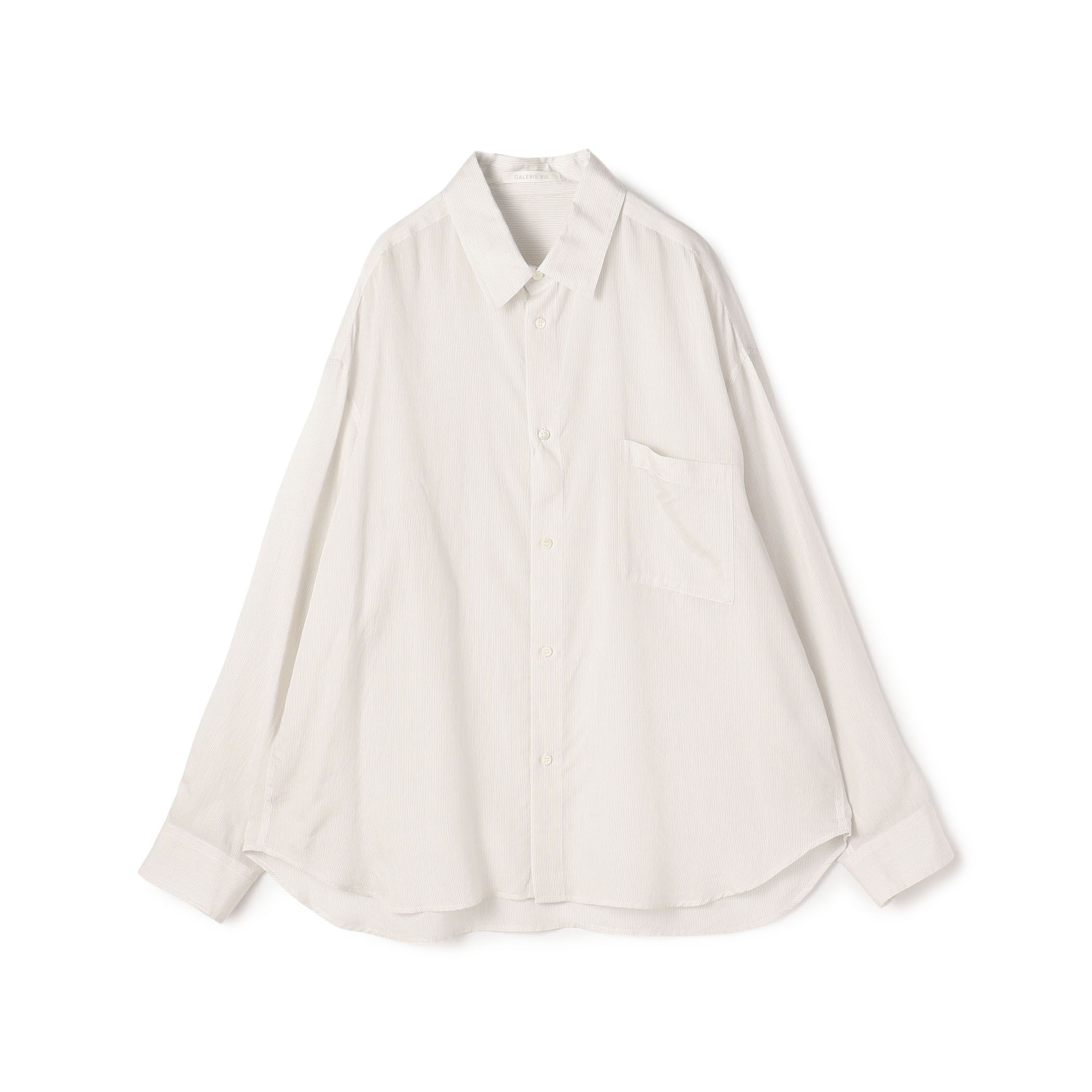 セルロースシルクブロード メンズライクシャツ｜トゥモローランド 公式通販