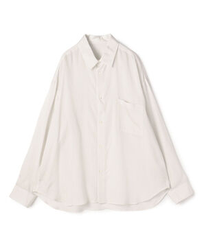 セルロースシルクブロード メンズライクシャツ