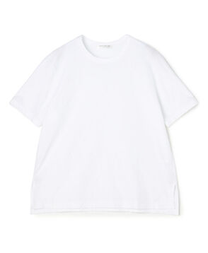 ジオメトリックカットジャージー クルーネックプルオーバー