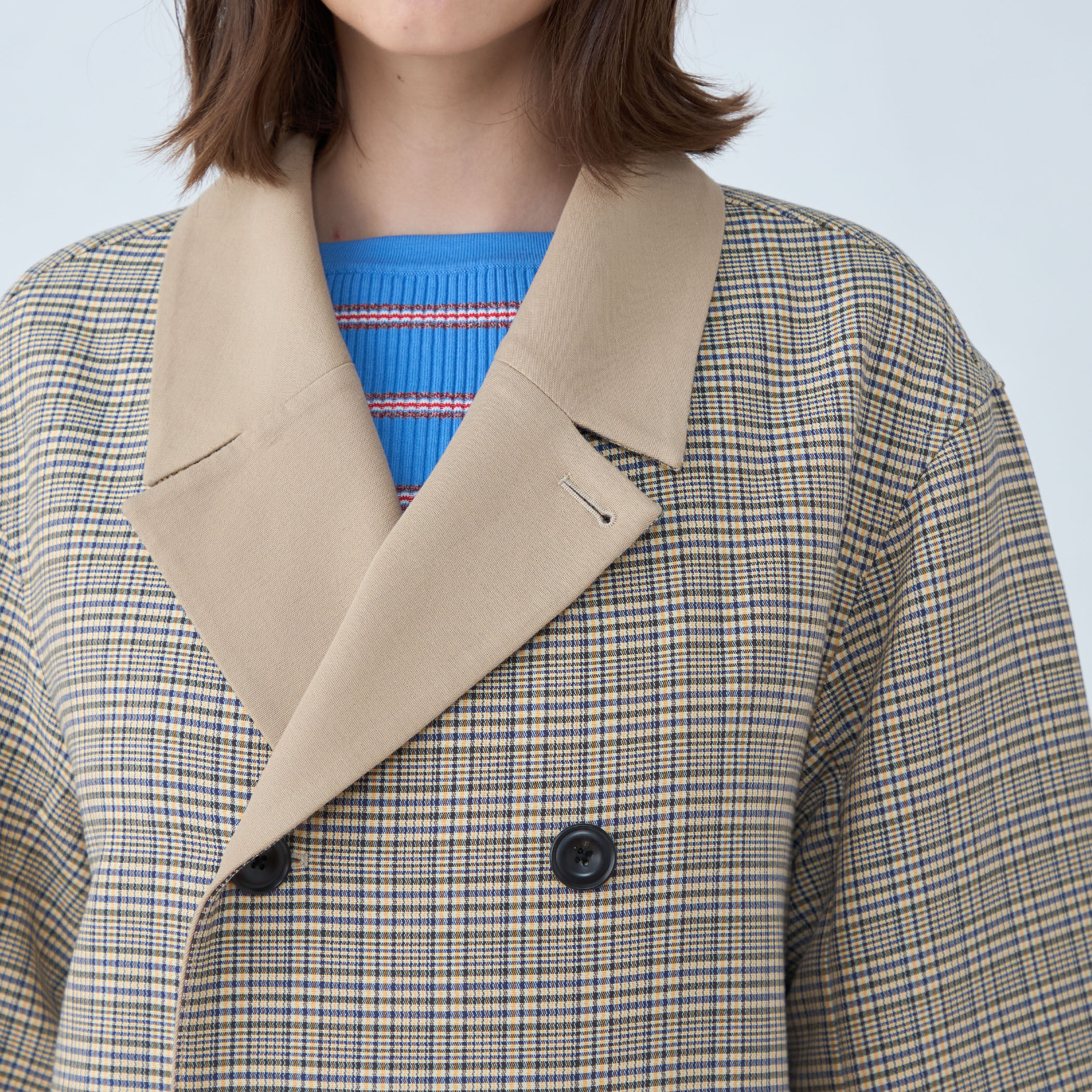美品 マッキントッシュ MACKINTOSH コート ダブルブレスト