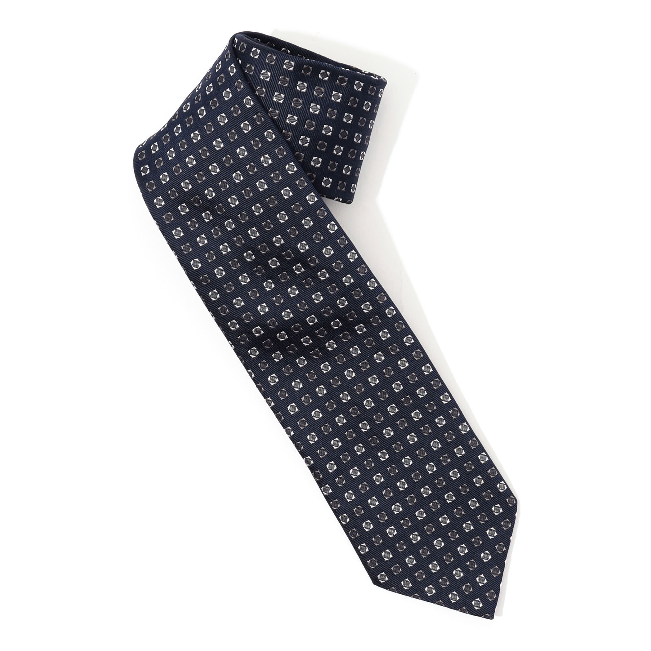 STEFANO BIGI シルクジャガード 小紋柄ネクタイ｜トゥモローランド