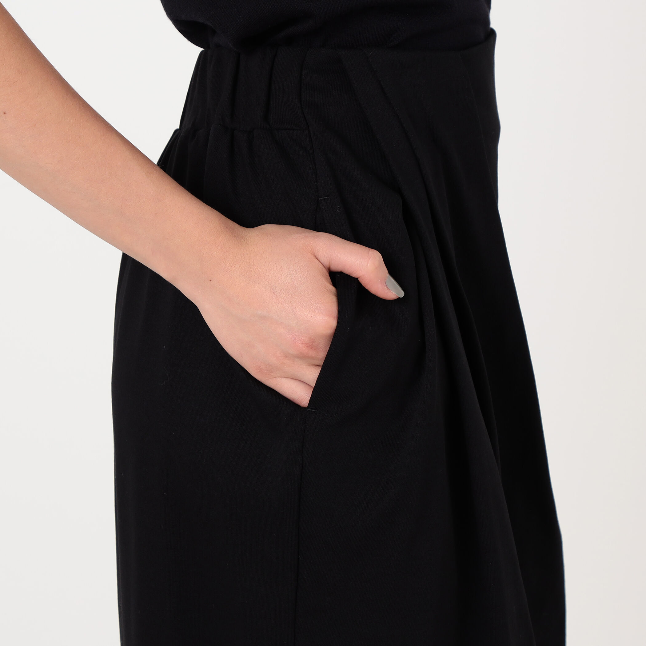 Mame Kurogouchi Cotton Jersey Asymmetric Skirt アシンメトリー