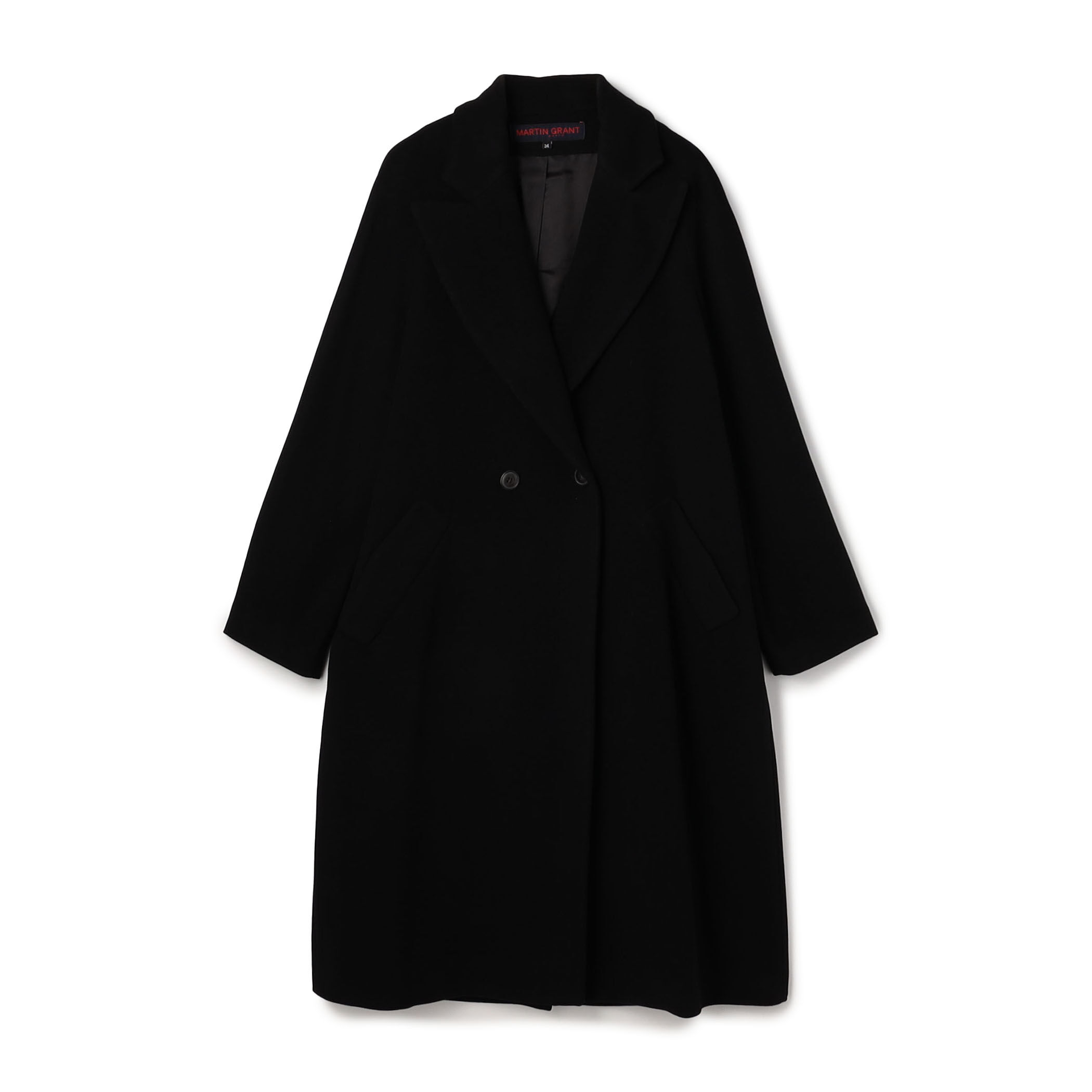 TOMORROWLAND トゥモローランド チェスターコート ブラック　36 TOMORROWLAND トゥモローランド チェスターコート ブラック M 【公式