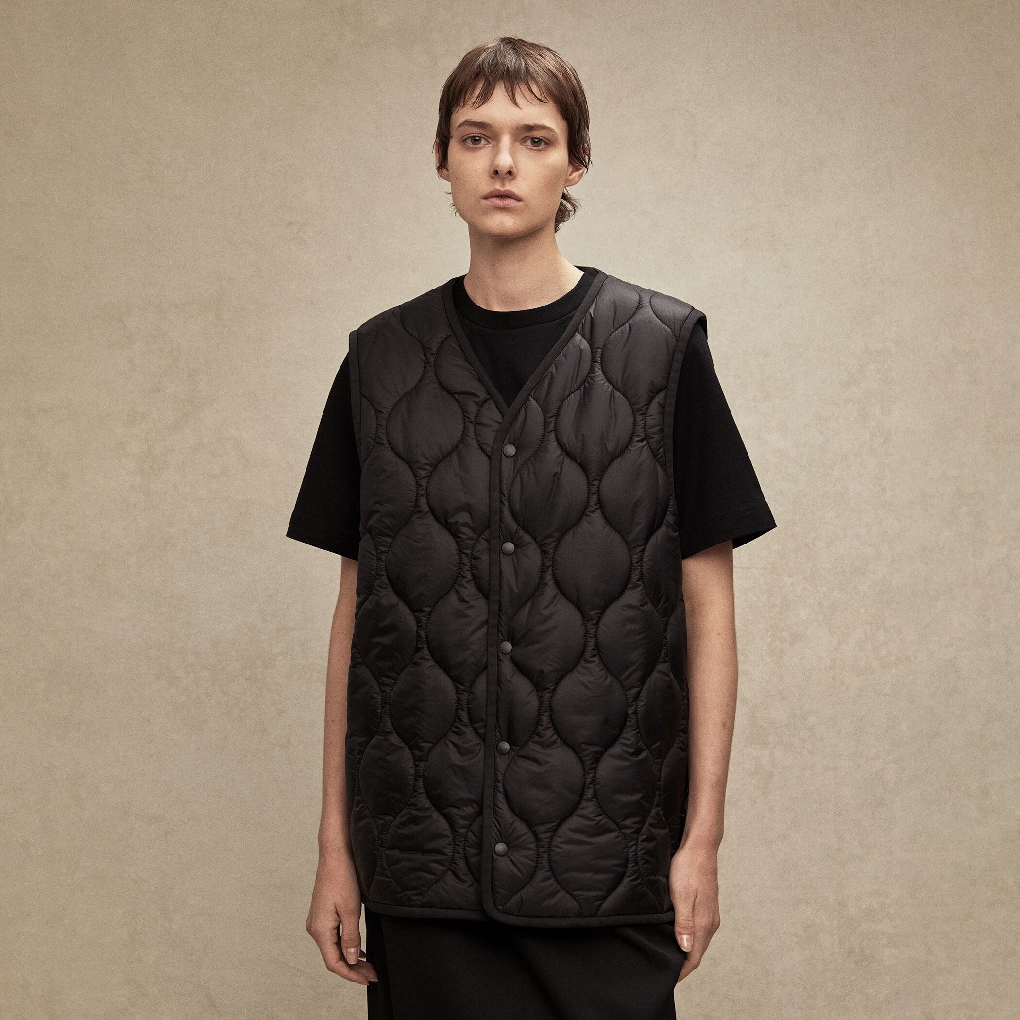 ジャケット・アウター THE RERACS/TWEED MOUNTAIN FIELD BLOUSON THE RERACS/ザ・リラクス】RERACS BRUSHED BACK SATIN M-65
