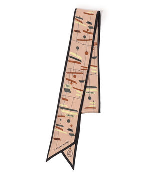 Atelier TOMORROWLAND MUSIC BARシルク ボウタイスカーフ