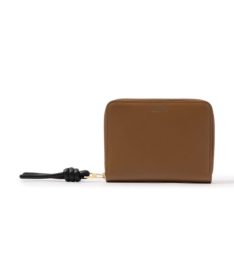 LOEWE ノットコンパクトジップウォレット