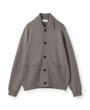 【WEB先行予約】TOMORROWLAND tricot ラムズウール シャツカーディガン